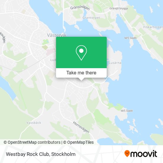 Westbay Rock Club map