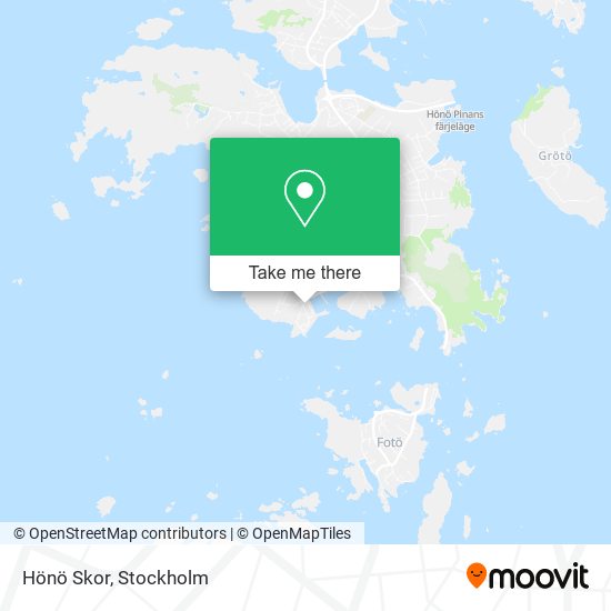 Hönö Skor map