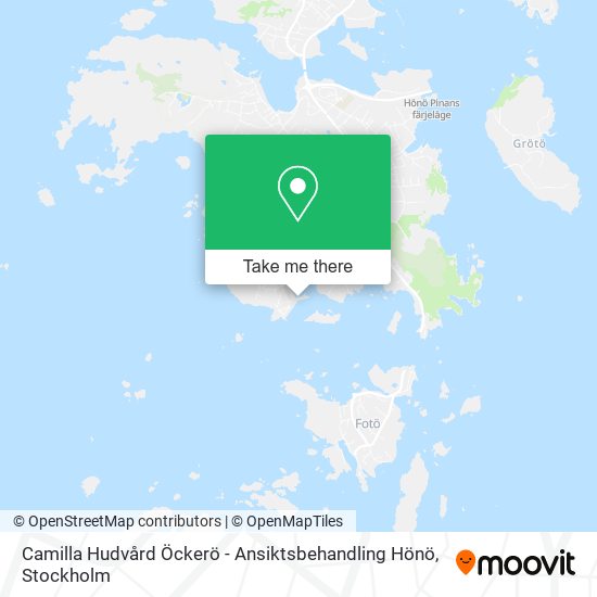 Camilla Hudvård Öckerö - Ansiktsbehandling Hönö map