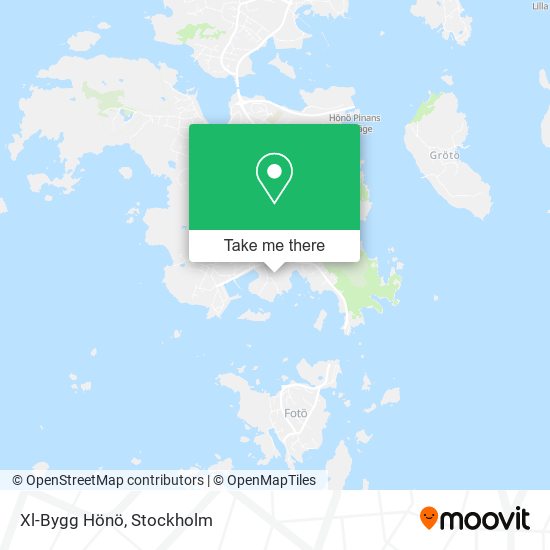 Xl-Bygg Hönö map