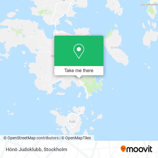 Hönö Judoklubb map