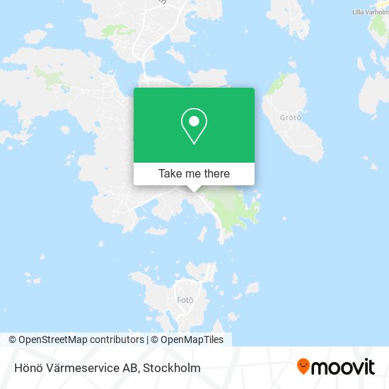 Hönö Värmeservice AB map