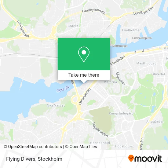 Flying Divers map