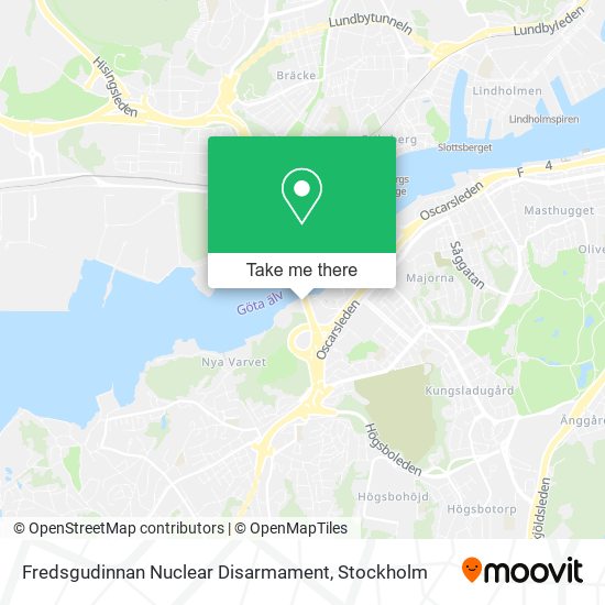 Fredsgudinnan Nuclear Disarmament map
