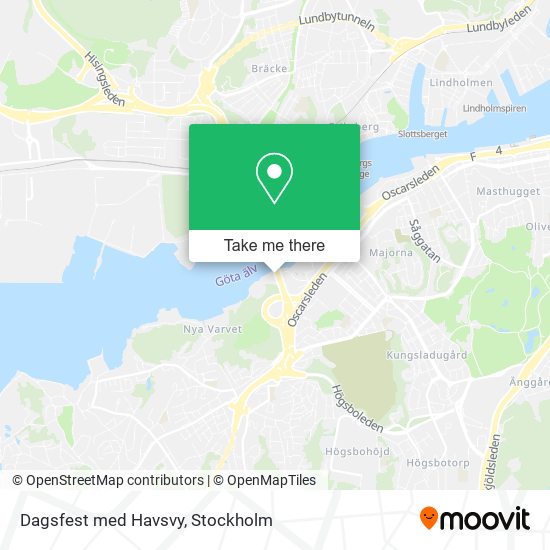 Dagsfest med Havsvy map