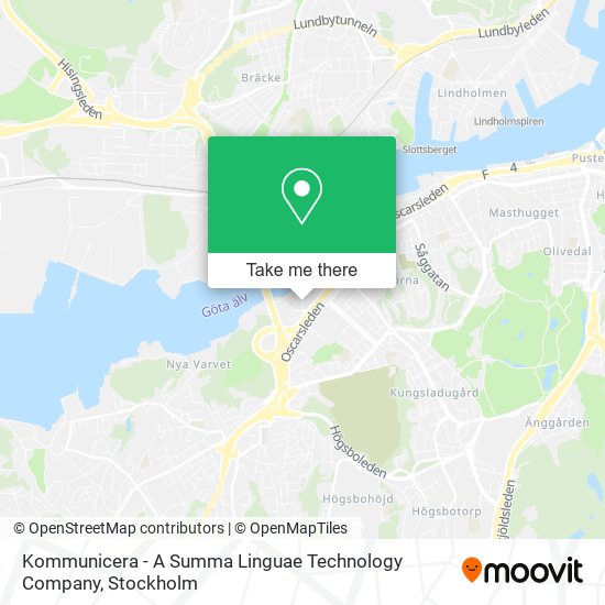 Kommunicera - A Summa Linguae Technology Company map