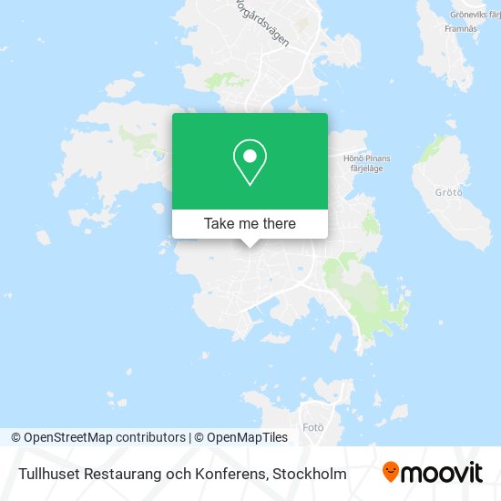 Tullhuset Restaurang och Konferens map