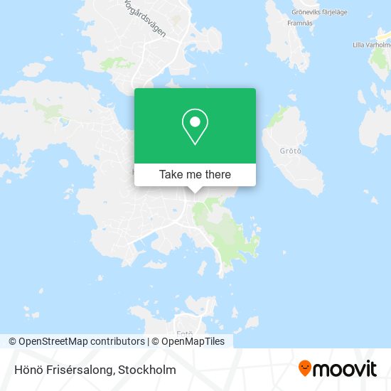 Hönö Frisérsalong map