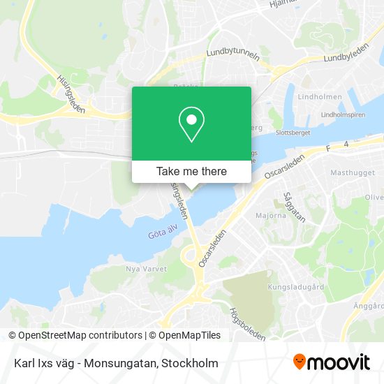 Karl Ixs väg - Monsungatan map