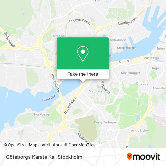 Göteborgs Karate Kai map