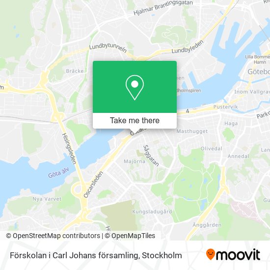 Förskolan i Carl Johans församling map