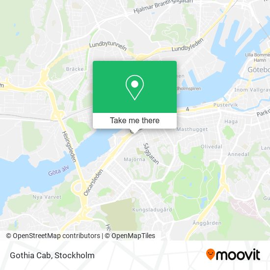 Gothia Cab map