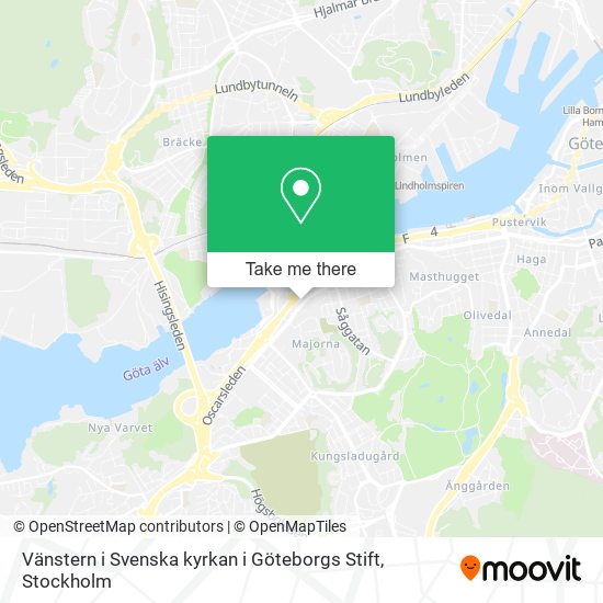 Vänstern i Svenska kyrkan i Göteborgs Stift map