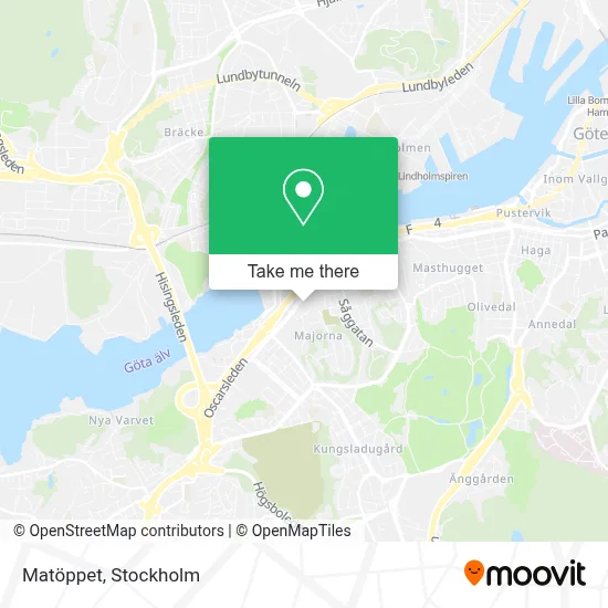Matöppet map