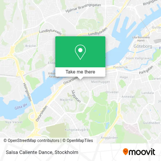 Salsa Caliente Dance map