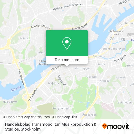 Handelsbolag Transmopolitan Musikproduktion & Studios map