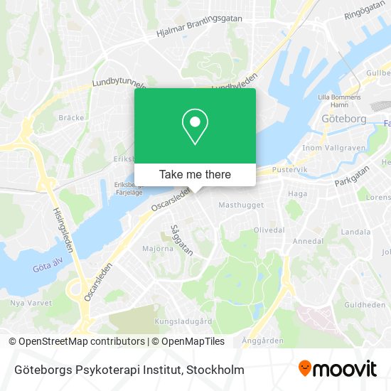 Göteborgs Psykoterapi Institut map