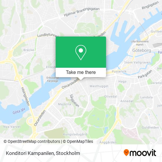 Konditori Kampanilen map