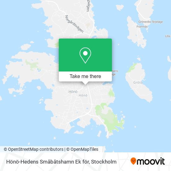 Hönö-Hedens Småbåtshamn Ek för map