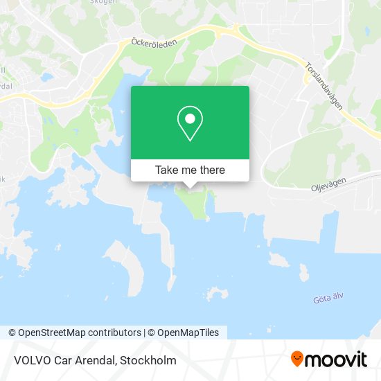 VOLVO Car Arendal map