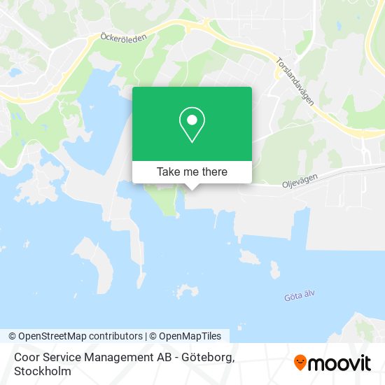 Coor Service Management AB - Göteborg map