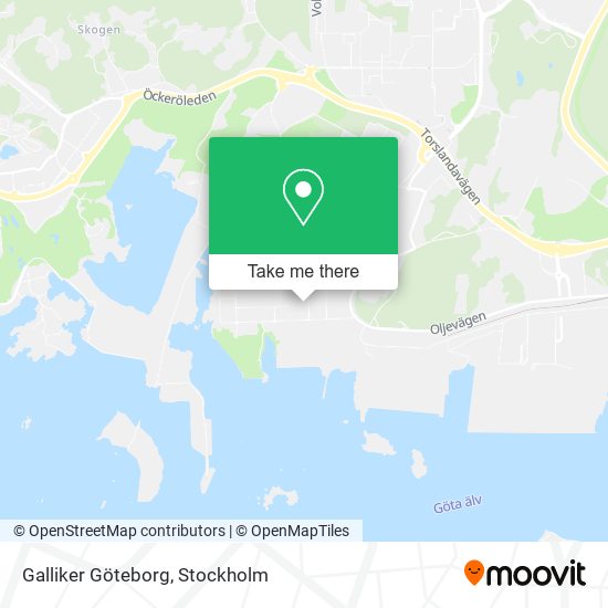 Galliker Göteborg map