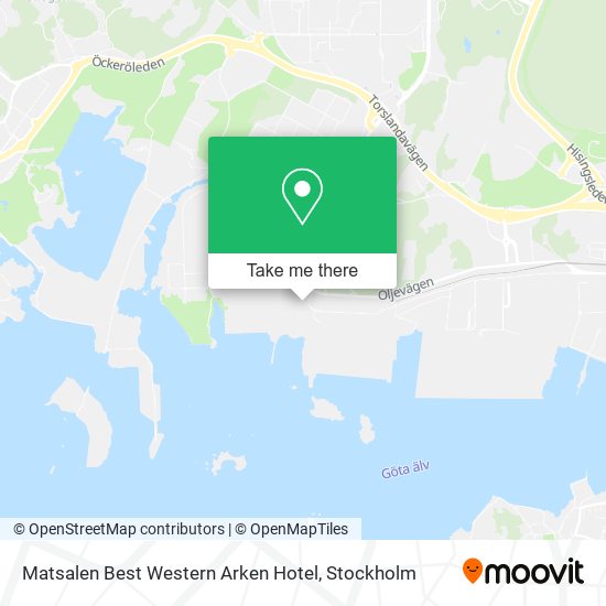 Matsalen Best Western Arken Hotel map