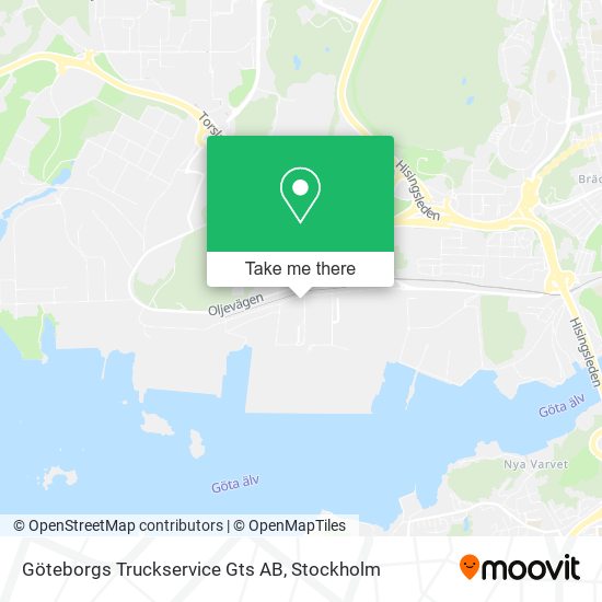 Göteborgs Truckservice Gts AB map