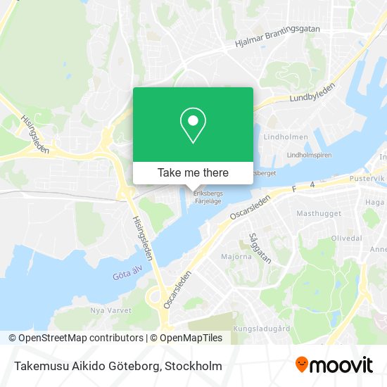 Takemusu Aikido Göteborg map