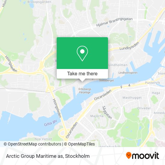 Arctic Group Maritime as map