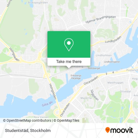 Studentstäd map