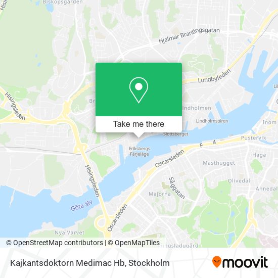 Kajkantsdoktorn Medimac Hb map