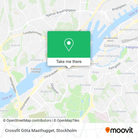 Crossfit Göta Masthugget map