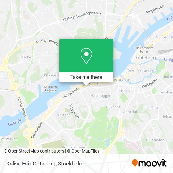Kelisa Feiz Göteborg map