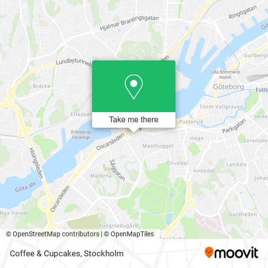 Coffee & Cupcakes map