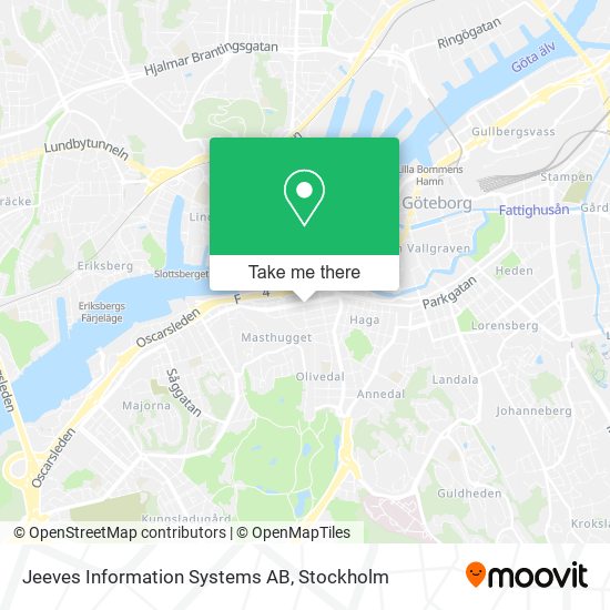 Jeeves Information Systems AB map