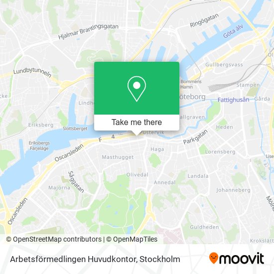 Arbetsförmedlingen Huvudkontor map