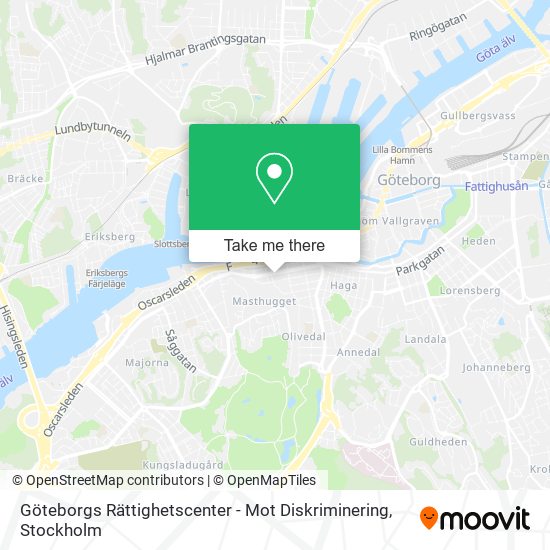 Göteborgs Rättighetscenter - Mot Diskriminering map