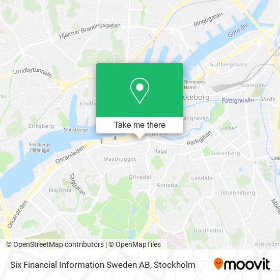 Six Financial Information Sweden AB map