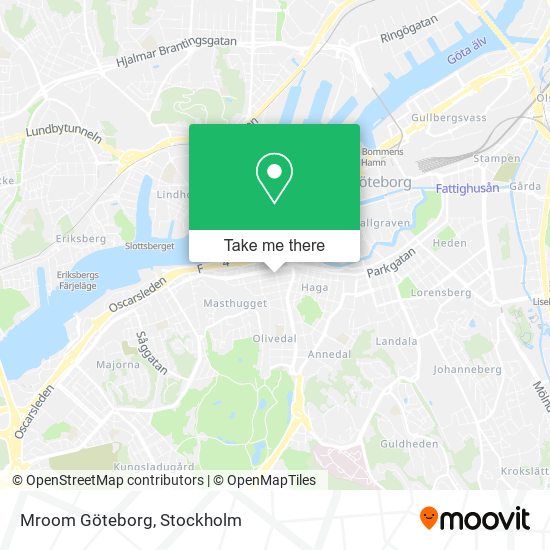 Mroom Göteborg map