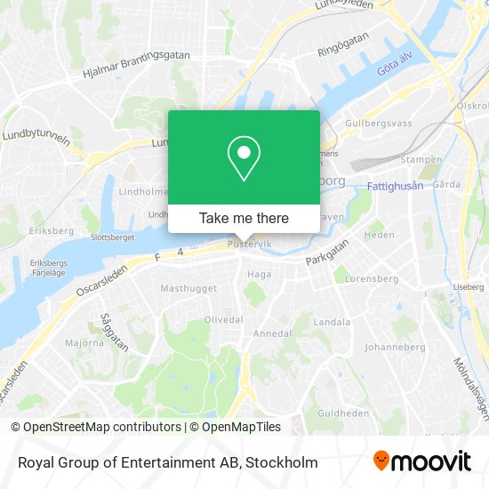 Royal Group of Entertainment AB map