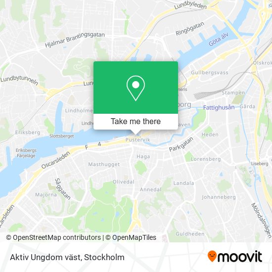 Aktiv Ungdom väst map