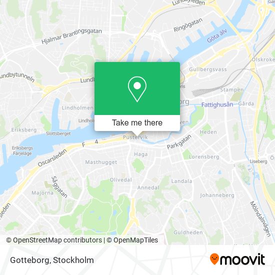 Gotteborg map