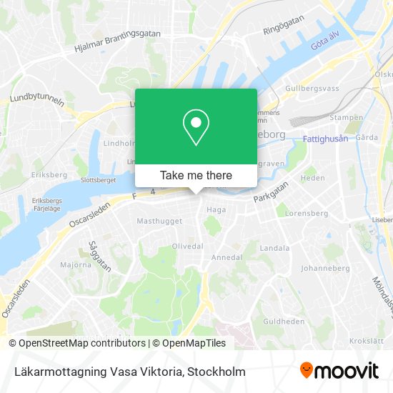 Läkarmottagning Vasa Viktoria map