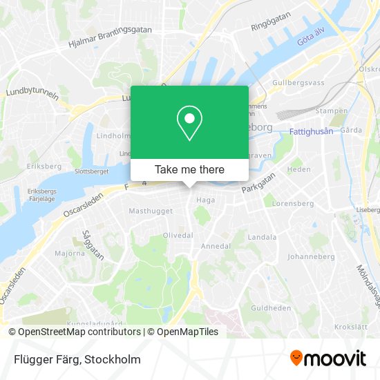 Flügger Färg map