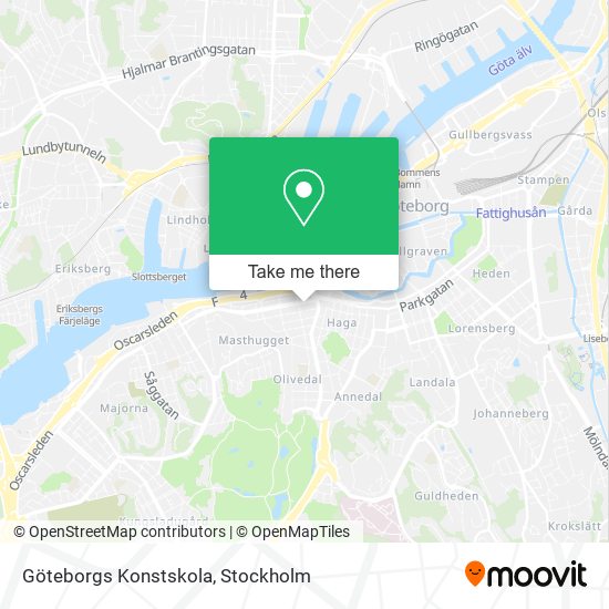 Göteborgs Konstskola map