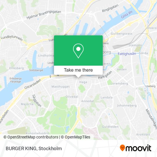 BURGER KING map