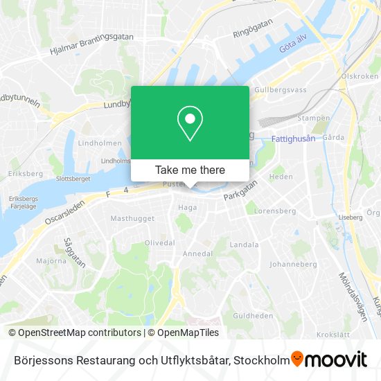Börjessons Restaurang och Utflyktsbåtar map