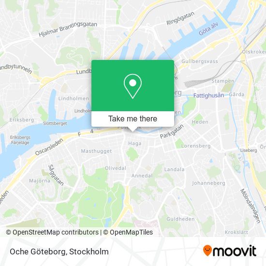 Oche Göteborg map