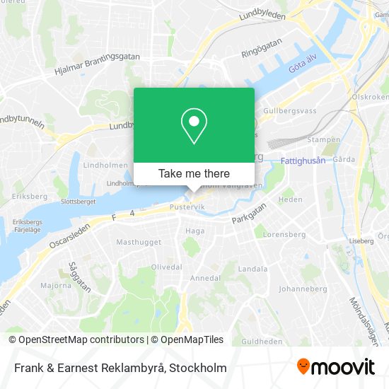 Frank & Earnest Reklambyrå map